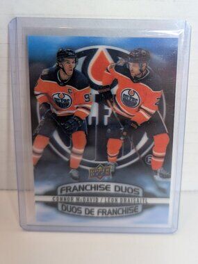2019-2020 TIm Horton Hockey Card Franchise Duos - D7  Connor McDavid